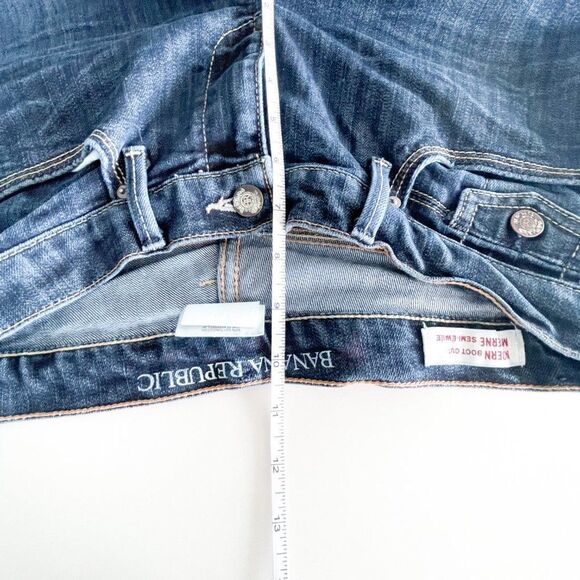 Banana Republic Women's Jeans Modern Boot Cut Serengeti Blue Denim Size 4 - Picture 6 of 10
